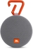 JBL Clip 2 Waterproof Portable Wireless Bluetooth Speaker - Grey