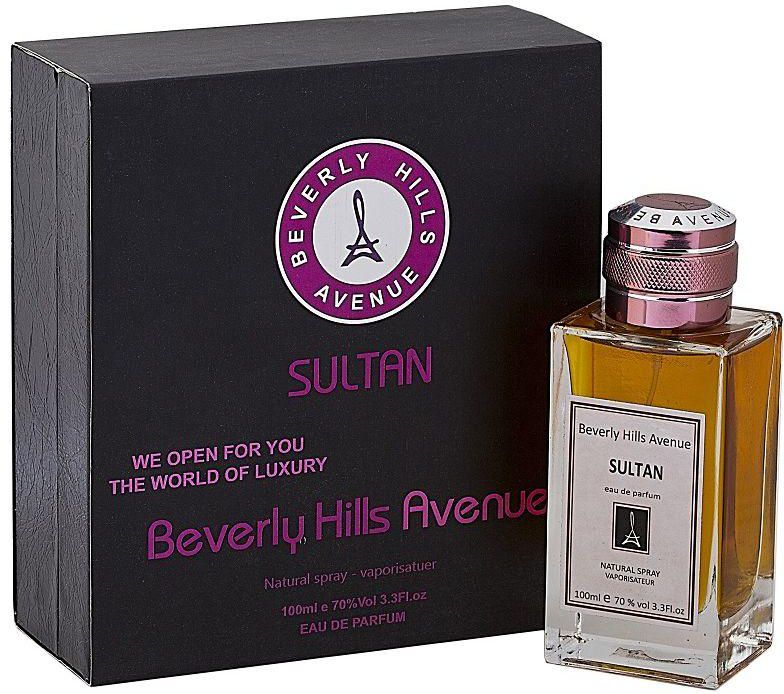 Sultan Perfume for Unisex by Beverly hills avenue , Eau de Parfum , 100ml
