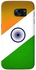 غطاء فاخر سهل التركيب بتصميم رقيق مطفي اللمعان من ستايليزد لهاتف سامسونج جالاكسي S7 ايدج - علم الهند