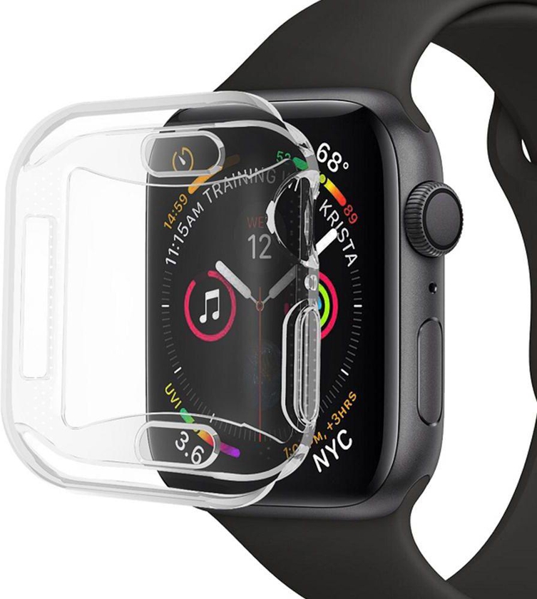 For Smart Watch iWatch series4 40mm Ultra Slim Protector Silicon Case Transparent