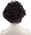 Chestnut Brown Full Synthetic Short Thick Wavy Hair Wig For Women Daily Use