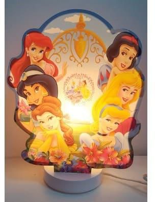 Disney Princess Kids Bedside Table Lamp, Disney Character Table Lamps