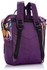 Living Travelling Share Baby Diaper Printed for Unisex Backpack- Purple