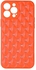 Silicone Cover, Shiny And Kaptonite Strass Style For IPhone 13 Pro Max - Orange