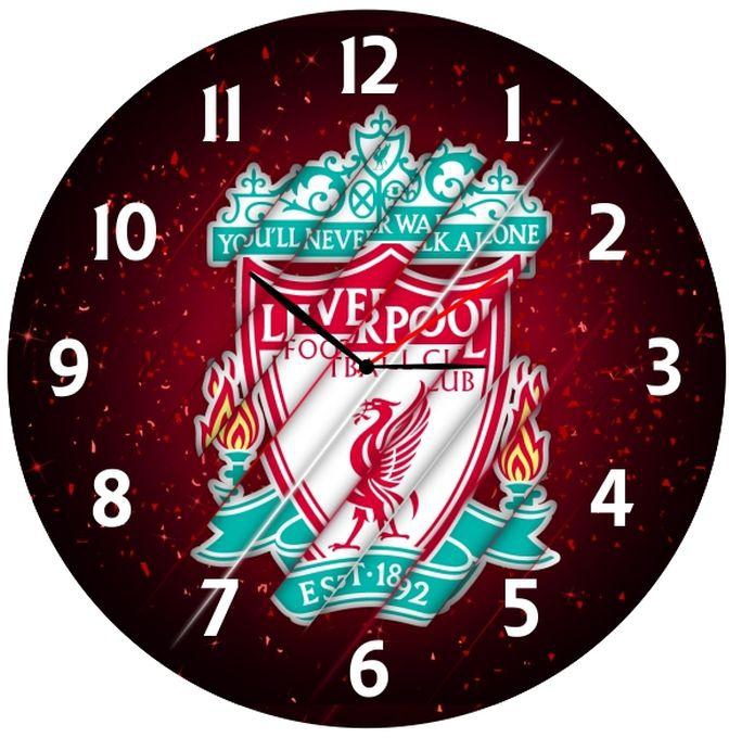 Liverpool Fc Custom Branded Aluminium Wall Clock
