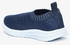 Textured Slip-On Trainers with Pull Tabs Navy