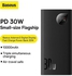 10000 mAh Power Bank PD USB-C, 30W Power Delivery Fast Charging with LED Digital Display Battery Pack, 3 input Compatible for iPhone 15 Pro Max/15 Plus,14/13/12/11 Series, All Smart Phones Black
