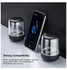 C7 Wireless Bluetooth Speaker With LED Luminous Light V8867_P Black/Clear