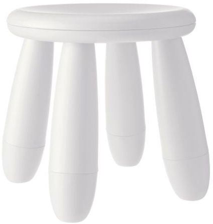 MAMMUT Children's stool, white in/outdoor, white