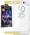 Infinity Real Curved Glass Screen Protector For Sony Xperia XA Ultra - Gold