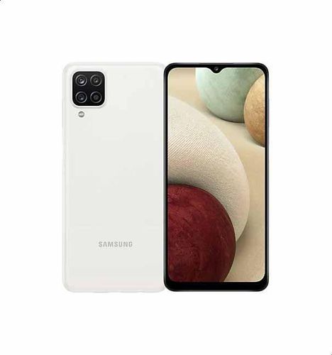 Samsung Galaxy A12 Dual SIM Mobile - 6.5 Inch, 64 GB, 4 GB RAM, 4G LTE - White