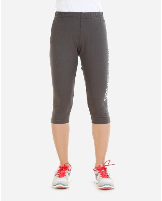 Diadora Women Plain Crop Pants- Grey