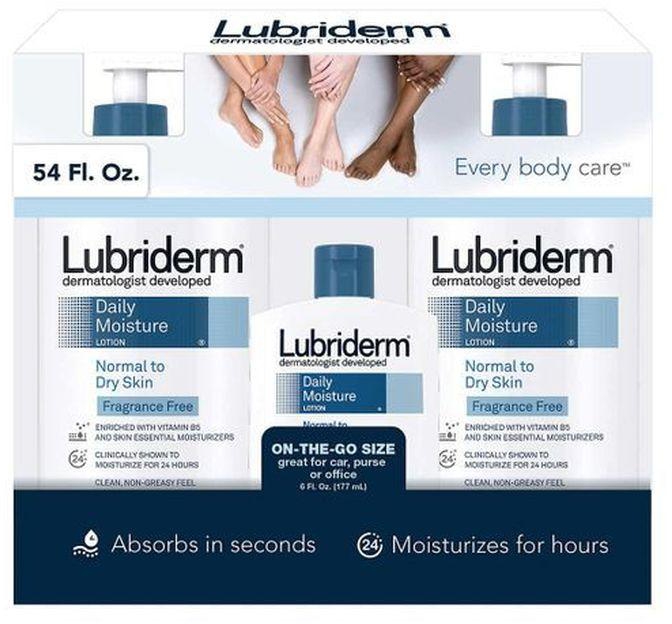 Lubriderm Daily Moisture Lotion 3-in-1.
