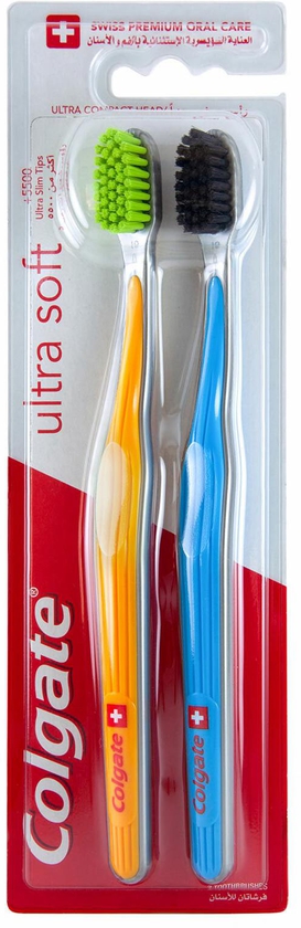 Colgate toothbrush  ultra soft &times; 2