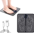 Generic Foot Massager EMS USB Rechargeable Folding Portable Electric Massage Mat Electronic Muscle Stimulator Feet Massage Promoting Blood Circulation Muscle Pain Relief
