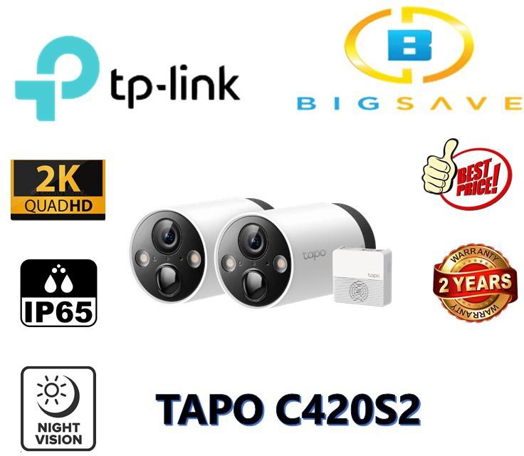 Tp-Link Tapo C420s2 Smart Wire-Free Security Wifi Camera System