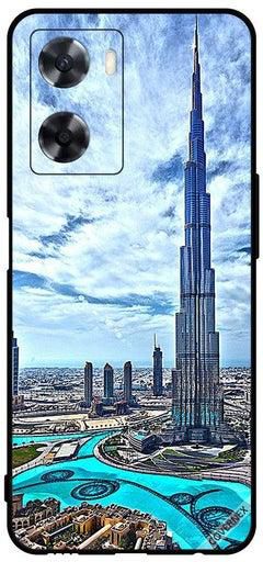 Protective Case Cover For Oppo A57s Burj Khalifa Tower Touching Clouds