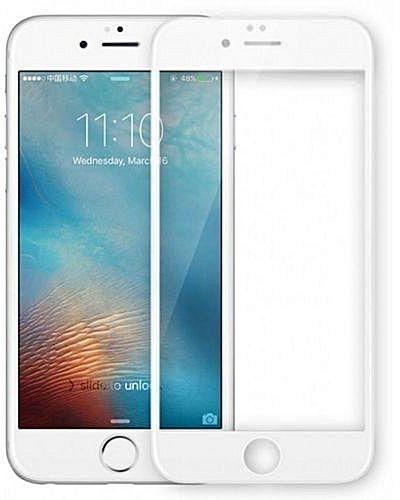 Adpo Tempered Glass Screen Protector for iPhone 6 Plus - White