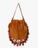 Brown Tassels Leather Bag