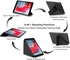 For Ipad10.2 Inch 2021/2020 With Pencil Holder 5-In-1 Multiple Viewing Angles Tpu Back Auto Wake/Sleep Black