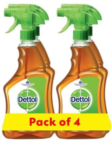 Dettol Original Anti-Bacterial Surface Disinfectant Liquid Trigger, 500 Ml, Pack of 4