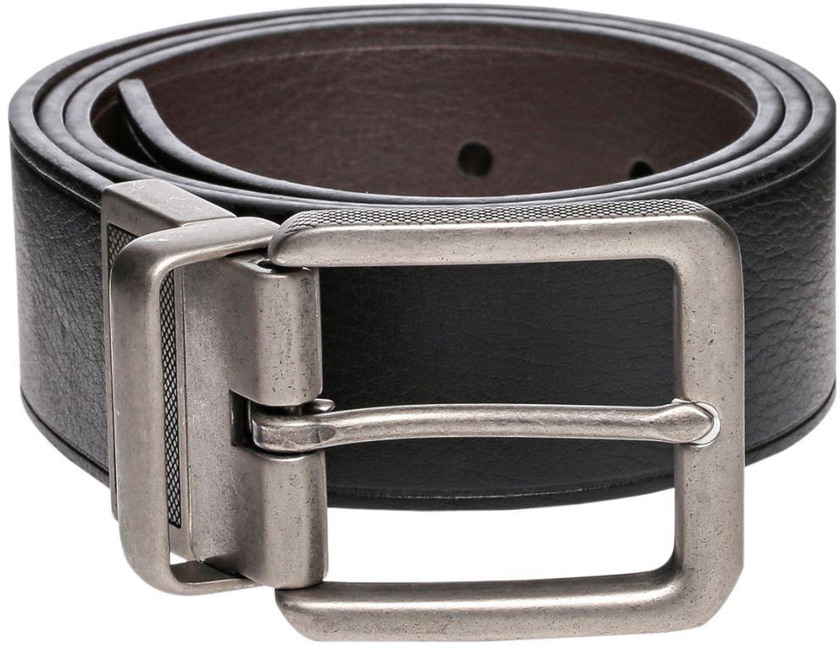 Calvin Klein 7385496-BBR Twist Reversible Leather Belt for Men - 34 US, Black/Brown
