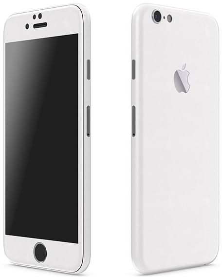 SlickWraps Colour Collection White for iPhone 6