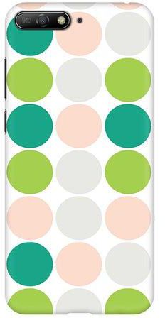 Matte Finish Slim Snap Basic Case Cover For Huawei Y6 (2018) Summer Dots