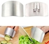 Stainless Steel Finger Protector Hand Cut Guard Safe Slice