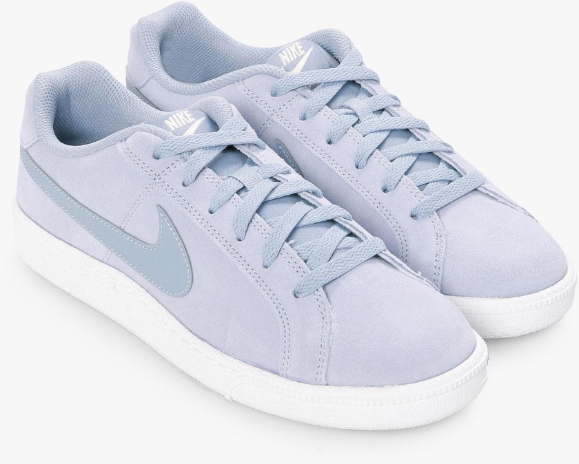 Light Blue Court Royale Suede Sneakers