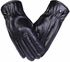 Men's Gloves Solid Color PU Touch Screen Warm Accessories