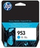 Hp 953 Cyan Original Ink Cartridge [F6U12Ae] | Works With Hp Officejet Pro 7720, 7730, 7740, 8210, 8218, 8710, 8715, 8720, 8725, 8730 Printers, Standard