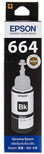 Epson Genuine Refill Ink T6641 For L100 L110 L120 L200 L210 L300 L350 L355 L550 L555 -Black - 70ml