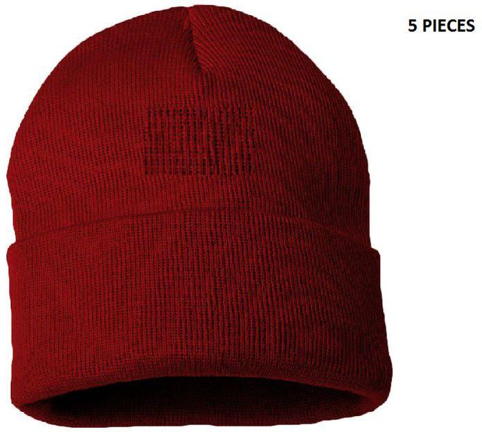 Fashion Deep Red School Uniform -Plain Hat Marvin Beanie Skull Caps
