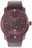 GF Ferre Men's Purple Dial Casual Watch Leather Strap - GFP9102M/12D