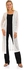Kady Self Patterned Open Neckline Long Cardigan - Off White