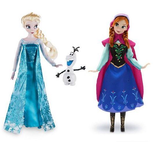 Anna and Elsa With Olaf Frozen Deluxe Pack