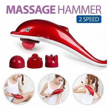 Fashion Dolphin Single Head Body Massager Infrared Hammer 1 Head