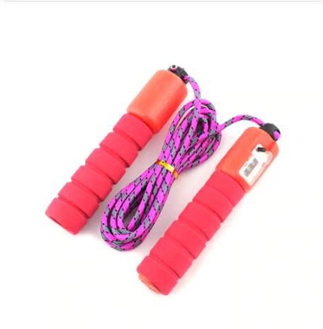 Digital Skipping Rope With Counter - Pink