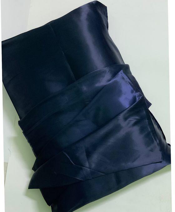 Curly Hair Single Satin Pillow / Cushion Case/cover - 50*70 Cm -dark Blue