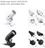 85-265V 300W UVB Pet Light Holder Clamp Lamp Fixture Solid Ceramics Socket and Iron Shell 360° Adjustable Habitat Lighting and Ceramic Heating Holder Stand for Reptile and Amphibian Pet Turtle and