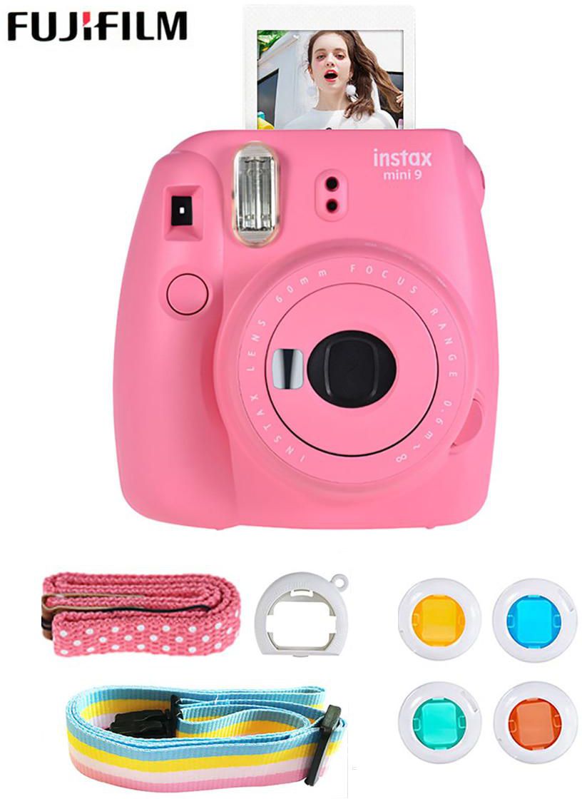 Fujifilm Instax Mini 9 Camera Durable Convenient Instant Camera Flamingo Pink
