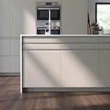 METOD / MAXIMERA High cabinet f oven+door/2 drawers, white/Upplöv matt dark beige, 60x60x220 cm - IKEA