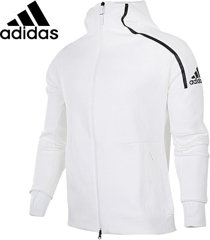 Adidas Men's Jacket Hooded Soft Comfy Breathable Sports Jacket CD6277