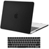 جراب MacBook Pro 13 بوصة 2022 2021 2020-2016 M2 M1 A2338 A2251 A2289 A2159 A1989 A1708 A1706 غلاف بلاستيكي صلب وغطاء لوحة مفاتيح أسود