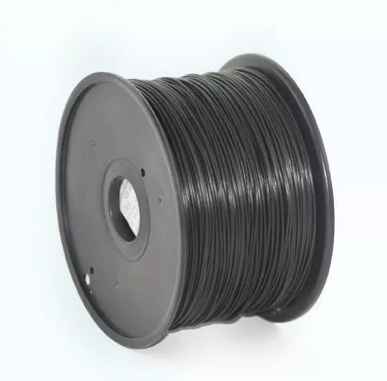 GEMBIRD 3D printing string, PLA, 1.75mm, 1kg, 330m, black | Gear-up.me
