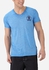 Ravin Embroidered Heather T-Shirt-Blue