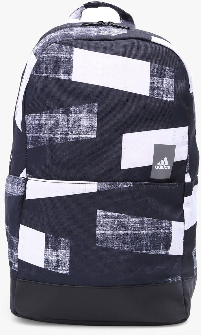Black Multicolour Classic M Graphic Backpack