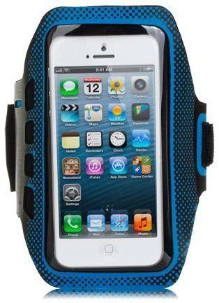 Dots Series Apple iPhone 5 5C 5S iPod Touch 5 Gym Fitness Waterproof Sports Armband Band Cover Pouch Case -(Blue)