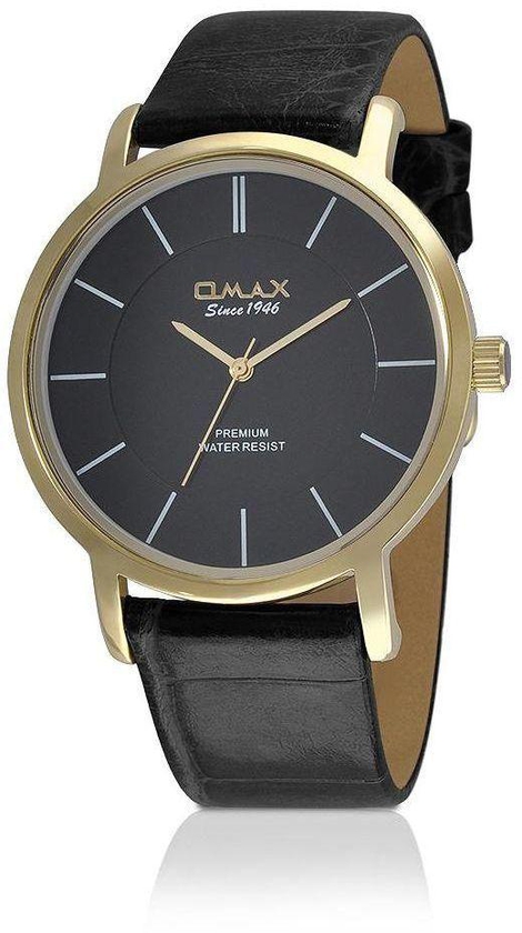 Omax Casual Watch For Men Analog Leather - OMSX13G22I